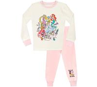Disney Girls Princess Pyjamas Snuggle Fit Multicoloured 6-7 Years