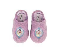 Disney Girls' Princess Sleepover Sling Back Slide, Blue, M, Purple, X-Small Little Kid