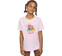 Disney Girl's Princesses Enchanted Easter Cotton T-Shirt in Baby Pink | Size: 7-8 Years Disney Baby Pink 7-8 Years