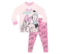 Disney Girls Pyjamas Donald and Daisy Duck Pink 6-7 Years