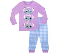 Disney Girls Pyjamas Lilo and Stitch Purple 7-8 Years
