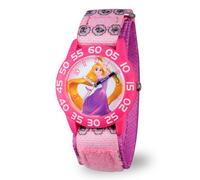Disney Girl's 'Rapunzel' Quartz Plastic and Nylon Watch, Color:Purple (Model: W002967), Purple, Classic