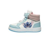 Disney Girls Shoes, Cute Stitch Trainers for Kids, Lilo and Stitch Girls Trainers, White 12