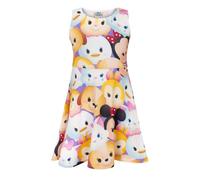Disney Girl's Kids Short Sleeve Skater Dress (White) in White | Size: 5-6 Years Disney White 5-6 Years