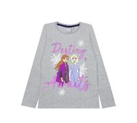 Disney Girl's Short Sleeved T-Shirt (Kids Grey) in Grey | Size: 2-3 Years Disney Grey 2-3 Years