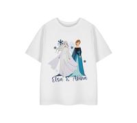 Disney Girl's Short Sleeved T-Shirt | White | Official Merch | Size: 7-8 Years Disney White 7-8 Years