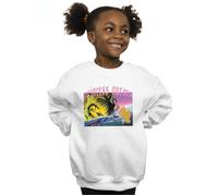 Disney Girl's Sleeping Beauty & Maleficent Sweatshirt in White | Size: 7-8 Years Disney White 7-8 Years