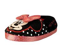 Disney Girls Slippers Minnie Mouse Black 9