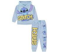 Disney Girls Stitch & Angel Fleece Sweatshirt & Jogger Set - Girls 2t-16, Light Blue, 6-6X