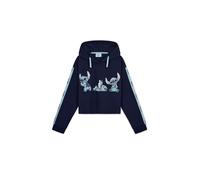 Disney Girl's Stitch Cropped Hoodie | Size: 9-10 Years Disney Multicolor 9-10 Years