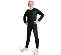 Disney Girl's Stitch Cropped Tracksuit Set in Black | Size: 13-14 Years Disney Black 13-14 Years