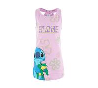 Disney Girls Stitch Dress Sleeveless Dress Girls Aloha Stitch Dress Gift for Girls Sizes 6 to 12 Years, pink, 12 Years