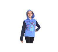 Disney Stitch Hoodie for Girls Teens, Warm Hooded Sweatshirt Soft Fashion Jumper Casual Activewear Long Sleeve Pullover Stitch Gifts (Blue/Black Stitch, 13-14 Years)