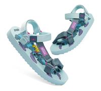 Disney Stitch Girls Sandals, Summer Shoes with Adjustable Straps - Stitch Gifts (Blue, 11.5 UK)