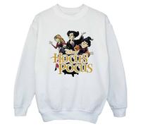Disney Girl's Strike A Pose Sweatshirt in White | Size: 9 Years Disney White 9 Years