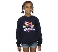 Disney Girls SuperKitties Group Sweatshirt Navy Blue 3-4 Years