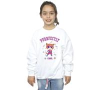 Disney Girls SuperKitties Purrfectly Cool Sweatshirt White 7-8 Years