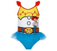 Disney Girls Swimming Costume | Jessie Toy Story Costume | Girls’ One-Piece Swimsuits | Blue Age 7 to 8 Years