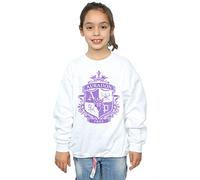 Disney Girls The Descendants Auradon Prep Crest Sweatshirt White 5-6 Years