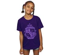 Disney Girls The Descendants Auradon Prep Crest T-Shirt Purple 7-8 Years