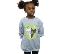 Disney Girl's The Descendants Cruella Long Live Sweatshirt in Grey | Size: 12-13 Years Disney Grey 12-13 Years