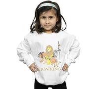 Disney Girls The Lion King Group Sweatshirt White 7-8 Years