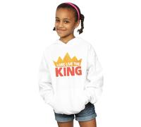 Disney Girl's The Lion King Movie Long Live The King Hoodie in White | Size: 9 Years Disney White 9 Years
