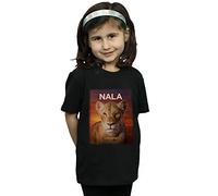 Disney Girls The Lion King Movie Nala Poster T-Shirt Black 9-11 Years