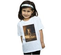 Disney Girl's The Lion King Movie Simba Poster Cotton T-Shirt in White | Size: 9 Years Disney White 9 Years
