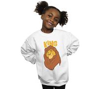 Disney Girls The Lion King Mufasa King Sweatshirt White 3-4 Years