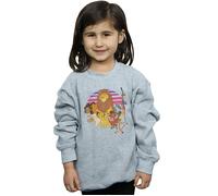 Disney Girl's The Lion King Pride Family Sweatshirt in Grey | Size: 9 Years Disney Grey 9 Years