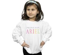 Disney Girls The Little Mermaid Ariel Graphic Sweatshirt White 5-6 Years