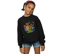 Disney Girls The Muppets Group Circle Sweatshirt Black 9-11 Years