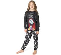 Disney Girl's The Nightmare Before Christmas Kids Multicoloured Long Pyjamas Set | Size: 9-10 Years Disney Multicolor 9-10 Years