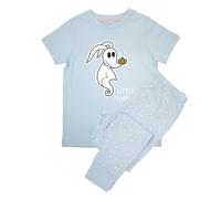 Disney Girls The Nightmare Before Christmas Little Pumpkin Short Sleeve Long Bottom Pyjamas Baby Blue/Stars AOP 4-5 Years