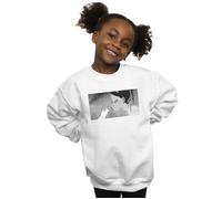 Disney Girl's The Princess & The Frog Kiss Sweatshirt in White | Size: 3-4 Years Disney White 3-4 Years