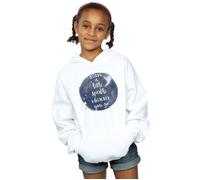 Disney Girl's Tinker Bell A Little Sparkle Hoodie in White | Size: 7-8 Years Disney White 7-8 Years