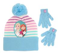 Disney Girls' Toddler Frozen Elsa Beanie Hat and Mittens