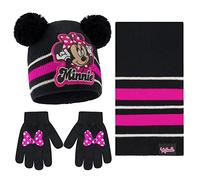Disney Girls Toddler Winter Hat, Scarf & Mittens Set 2-4 Or Minnie Mouse Hat, Scarves & Kids Gloves Sets 4-7