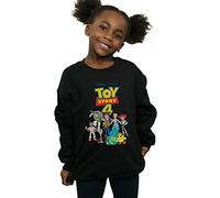 Disney Girls Toy Story 4 Crew Sweatshirt Black 9-11 Years