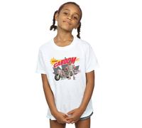 Disney Girl's Toy Story 4 Duke Caboom King Of The Jump Cotton T-Shirt in White | Size: 3-4 Years Disney White 3-4 Years