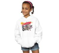 Disney Girl's Toy Story 4 Duke Caboom King Of The Jump Hoodie in White | Size: 12-13 Years Disney White 12-13 Years
