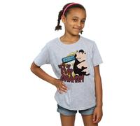 Disney Girl's Toy Story Evil Oinker Cotton T-Shirt in Grey | Size: 9 Years Disney Grey 9 Years