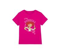 Disney Girl's Toy Story Jessie Hey Cowgirl Kids T-Shirt, Fuchsia | Size: 7-8 Years Disney Fuchsia 7-8 Years