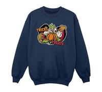 Disney Girl's Trick Or Treat Ursula Villains Sweatshirt in Navy | Size: 7-8 Years Disney Navy 7-8 Years