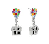 Disney Girls UP Balloon House Sterling Silver Stud Drop Earrings