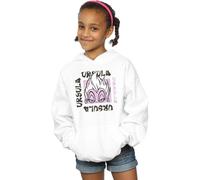 Disney Girl's Ursula Take Out Hoodie in White | Size: 12-13 Years Disney White 12-13 Years