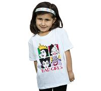 Disney Girls Villains Bad Girls T-Shirt White 9-11 Years