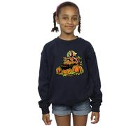 Disney Girls Villains Evil Queen Halloween Sweatshirt Navy Blue 3-4 Years