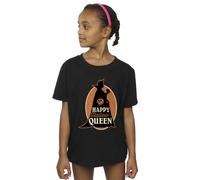 Disney Girl's Villains Hallow Queen Cotton T-Shirt in Black | Size: 3-4 Years Disney Black 3-4 Years